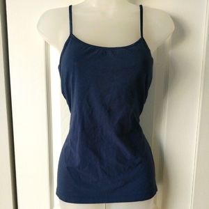 Very Dark Navy Cami w Shelf Bra